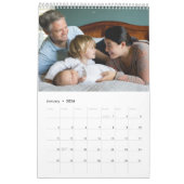 Persoonlijke fotokalender voor de familie kalender (Jan 2026)