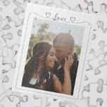 Persoonlijke fotoliefdeshartritpografie legpuzzel<br><div class="desc">Maak een gepersonaliseerde foto-keepjespuzzel van Ricaso - voeg je eigen foto toe - een verbluffend lijst van de liefdeshartepografie rondom je foto - prachtige cadeautjes voor keepasjers</div>