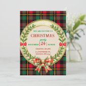 Persoonlijke Fotolijst en Kerstkrans Kaart (Staand voorkant)