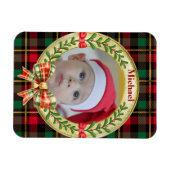 Persoonlijke Fotolijst en Kerstkrans Magneet (Horizontaal)