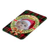 Persoonlijke Fotolijst en Kerstkrans Magneet (Linkerzijde)