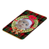 Persoonlijke Fotolijst en Kerstkrans  Magneet (Linkerzijde)
