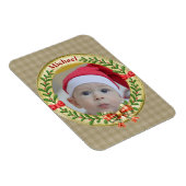 Persoonlijke Fotolijst en Kerstkrans Magneet (Rechterzijde)