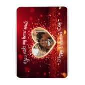 Persoonlijke fotolijstje voor hartjes magneet (Verticaal)