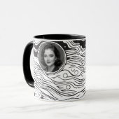 Persoonlijke fotomok klassieke vader/moeder mok (Voorkant links)