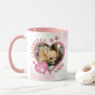 Persoonlijke Fotomok voor Chihuahua Moeder Mok