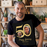 Persoonlijke fotonaam voor 50ste verjaardag