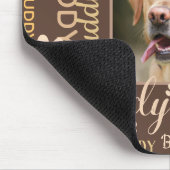 Persoonlijke fotonamen | Hond Muismat (Hoek)