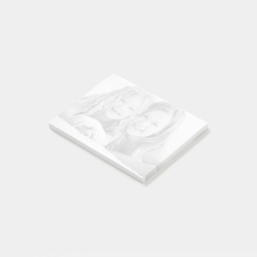 Persoonlijke fotonotitie post-it® notes (Schuin)