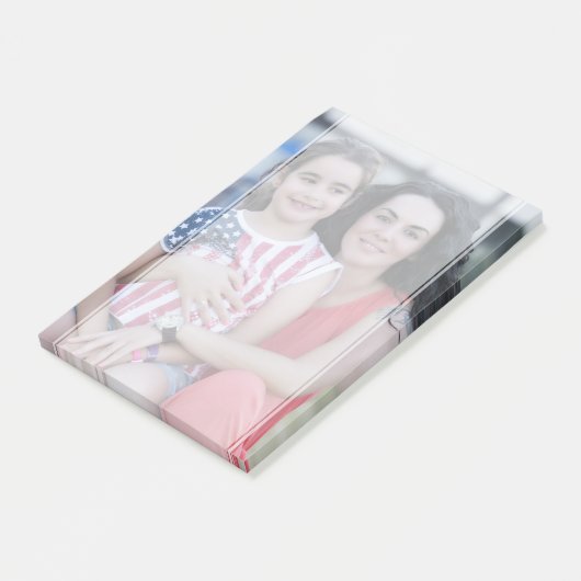 Persoonlijke fotonotitie post-it® notes (Schuin)