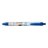 Persoonlijke Fotopennen met Aangepaste Tekst Blauwe Inkt Pen (Achterkant)