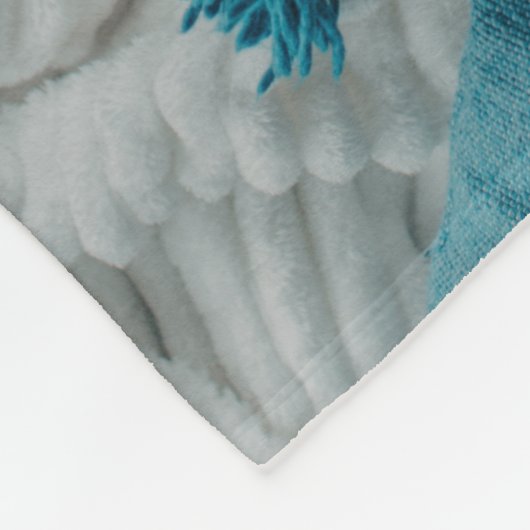 Persoonlijke foto's Baby-liefde en -namen herinner Fleece Deken (Hoek)