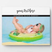 Persoonlijke foto's Baby-liefde en -namen herinner Fotoplaat (Voorkant)