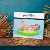 Persoonlijke foto's Baby-liefde en -namen herinner Fotoplaat (Zijkant)