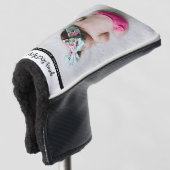 Persoonlijke foto's Baby-liefde en -namen herinner Golfheadcover (3/4 voorkant)