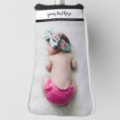 Persoonlijke foto's Baby-liefde en -namen herinner Golfheadcover (Draai 90)