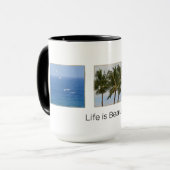 Persoonlijke foto's en Mok tekst (Voorkant links)