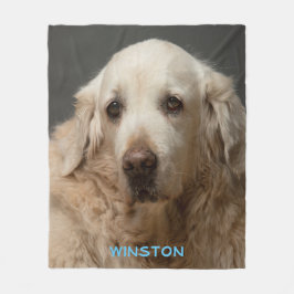 Persoonlijke foto's en namen van foto's fleece deken