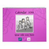 Persoonlijke foto's en tekst 20XX Kalender (Hoes)