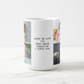 Persoonlijke foto's en tekst koffiemok (Center)