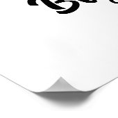 Persoonlijke foto's en tekst van grote zusjes poster (Hoek)