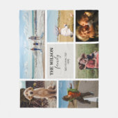 Persoonlijke foto's herinneringen foto's Collage Fleece Deken (Voorkant)