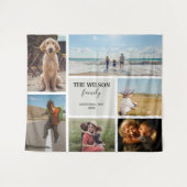 Persoonlijke foto's herinneringen foto's Collage Wandkleed (Voorkant (horizontaal))