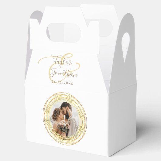 Persoonlijke foto's met het minimale aantal witte  bedankdoosjes (Geopend)