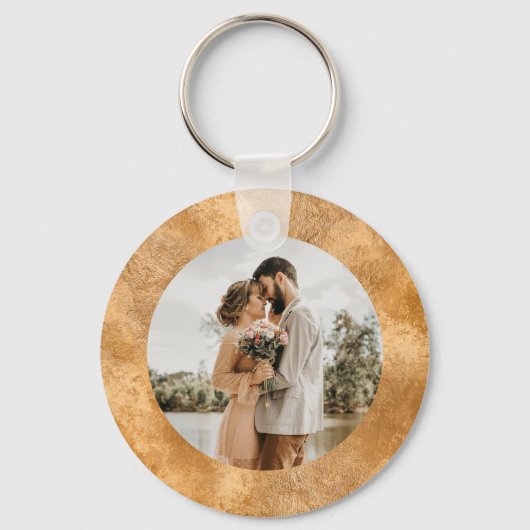 Persoonlijke foto's met het minimale aantal witte sleutelhanger (Voorkant)