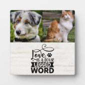 Persoonlijke foto's met tabletop Plaque van twee f Fotoplaat (Voorkant)