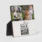 Persoonlijke foto's met tabletop Plaque van twee f Fotoplaat (Voorkant)