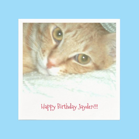 Persoonlijke foto's of Afbeeldingen, berichtpapier Servet