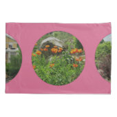 Persoonlijke foto's Polka Dots on Pink Kussensloop (Achterkant)