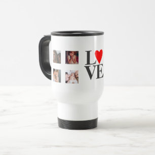 Persoonlijke foto's Sjabloon LOVE Cadeaubon Reisbeker