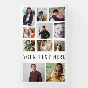 Persoonlijke foto's spandoek