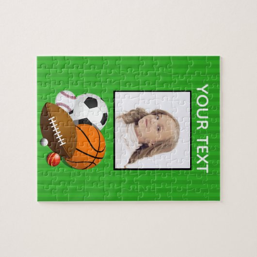 Persoonlijke foto's van sport Puzzle Legpuzzel (Horizontaal)