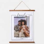 Persoonlijke fotoserie Typografie Hangend Wandkleed (Voorkant)