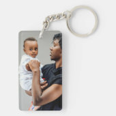 Persoonlijke Fotosleutelhanger Met Pasgeboren Baby Sleutelhanger (achterkant)
