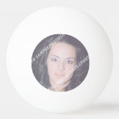 Persoonlijke fototafeltennis pingpongbal (Achterkant)