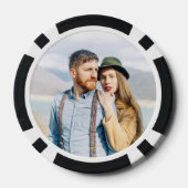Persoonlijke fototrouwdag poker chips (Achterkant)