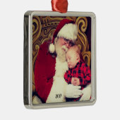 Persoonlijke fotoversiering metalen ornament (Rechts)