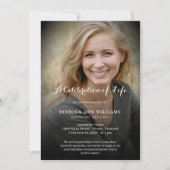 Persoonlijke fotoviering van Life Funeral Inv Kaart (Voorkant)