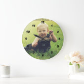 Persoonlijke fotowandklok grote klok (Huis)