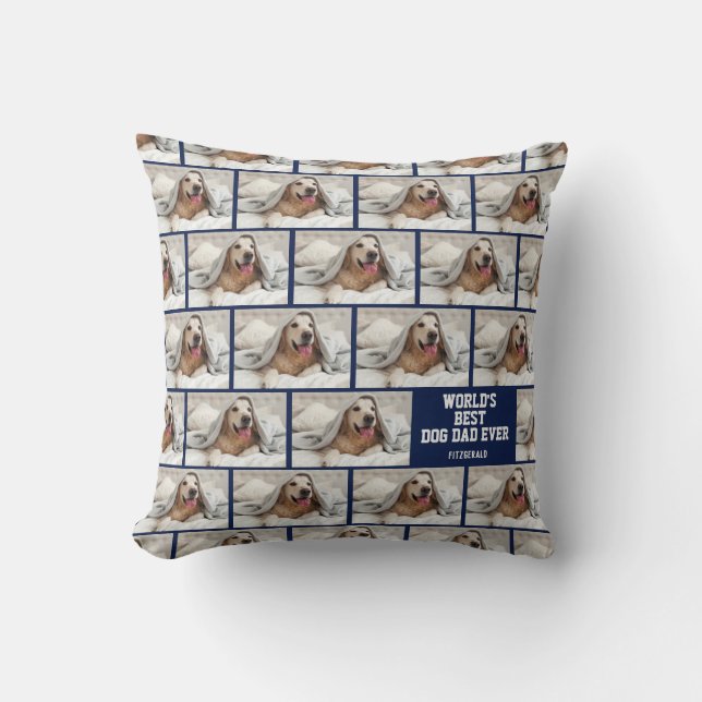 Persoonlijke fotowerelden Beste hond Kussen (Voorkant)