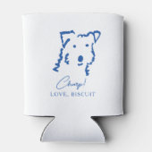 Persoonlijke Fox Terrier Hond Blikjeskoeler (Achterkant)
