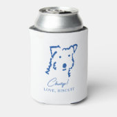 Persoonlijke Fox Terrier Hond Blikjeskoeler (Blikje Achterkant)