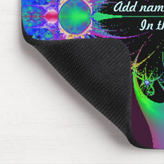 Persoonlijke fractale Mousepad Muismat (Hoek)