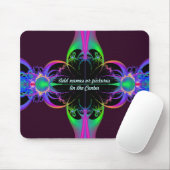 Persoonlijke fractale Mousepad Muismat (Met muis)