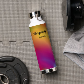 Persoonlijke frambozenpeer waterfles