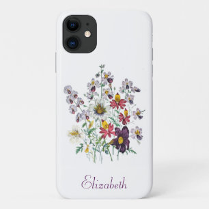 Persoonlijke Franje Bloemen/Fluwelen Trompet Bloem Case-Mate iPhone Case